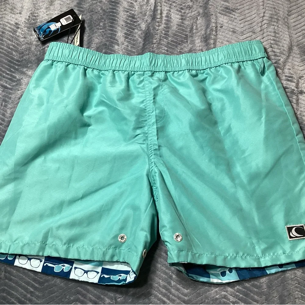 NWT Men’s Wave Life Reversible Board Shorts 36 I See the Ocean